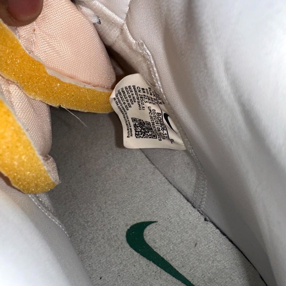 Vintage Nike Blazer Mid 77 Sneaker Mens Size 10.5 White Pine Green Logo Sporty - Picture 11 of 12